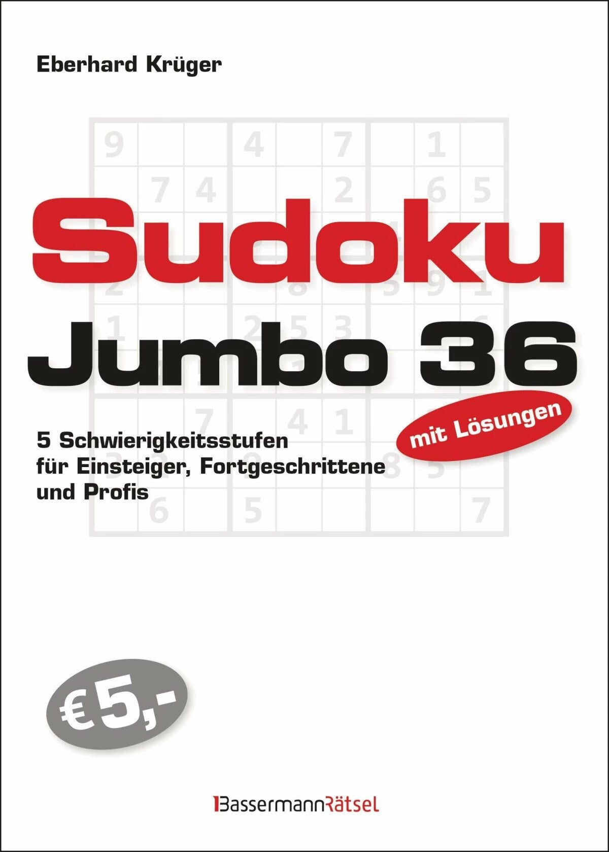 Bassermann Sudokujumbo 36 (Deutsch, 2023, Eberhard Krüger)