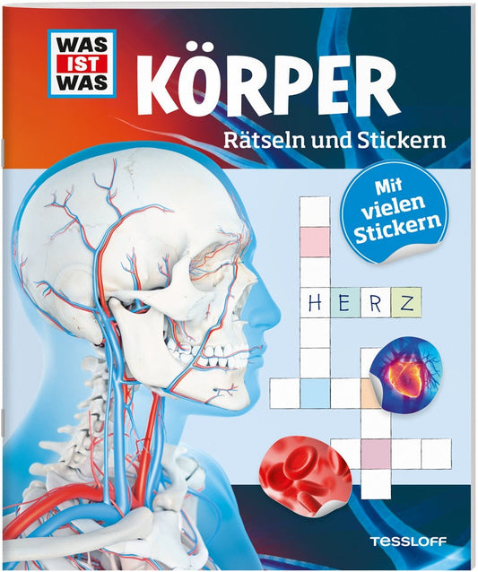 Tessloff Rätseln und Stickern: Körper (Deutsch, 2018, Lisa Hebler, Felicia Winterstein)