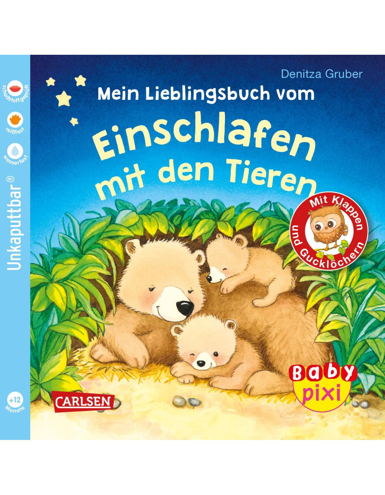 Carlsen Mein Lieblingsbuch vom Einschlafen mit den Tieren (Deutsch, 2021, Denitza Gruber)