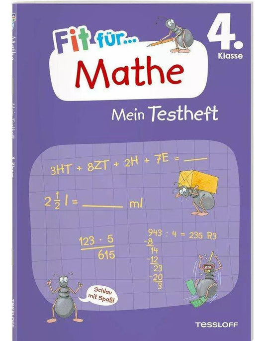 Tessloff Fit für Mathe 4. Klasse. Mein Testheft (Deutsch, 2023, Guido Wandrey, Julia Meyer)