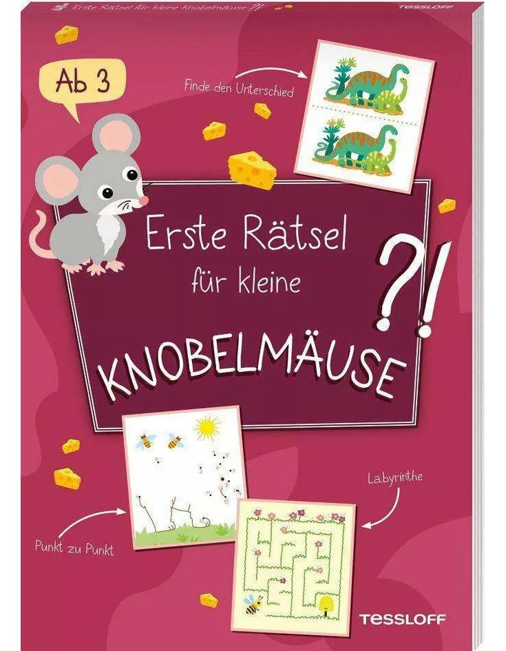 Tessloff Erste Rätsel für kleine Knobelmäuse (Deutsch, 2023, Corina Beurenmeister)