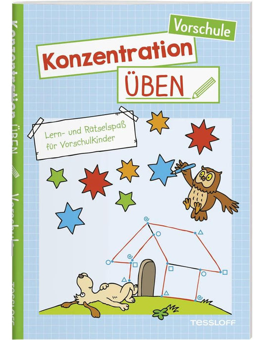Tessloff Konzentration üben. Vorschule (Deutsch, 2022, Julia Meyer, Manfred Tophoven)