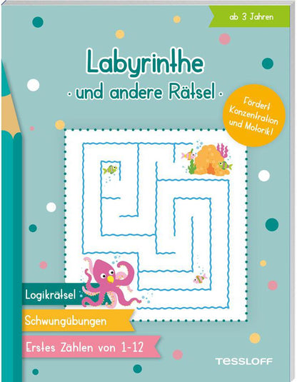 Tessloff Labyrinthe und andere Rätsel (Deutsch, 2023, Corina Beurenmeister)