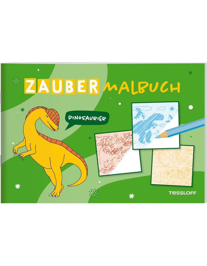 Tessloff Zaubermalbuch. Dinosaurier