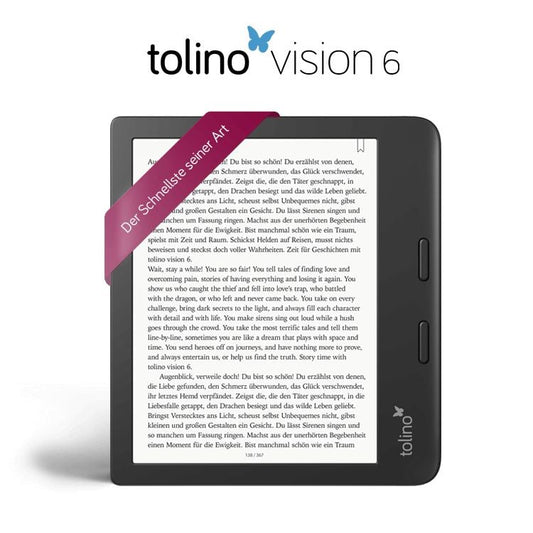 tolino vision 6 eBook-Reader (7", 16 GB, Schwarz)