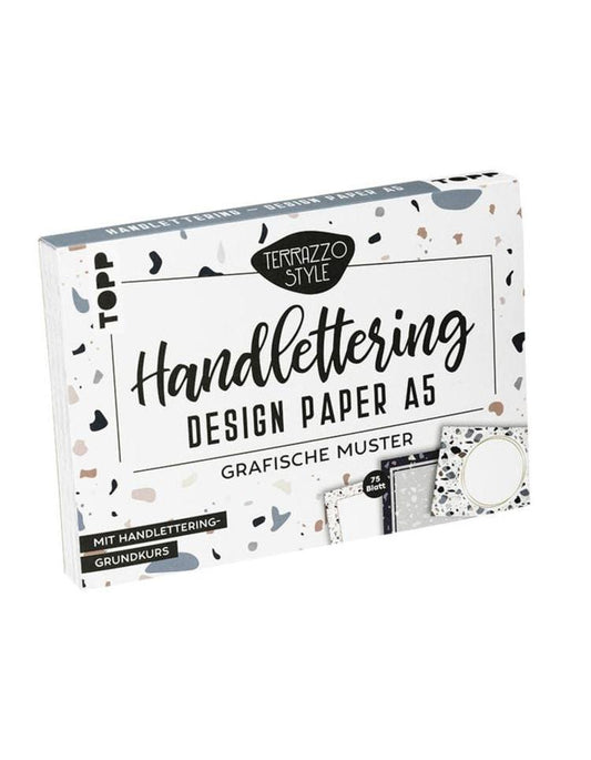 Handlettering Design Paper Block Terrazz