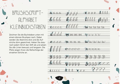 Handlettering Design Paper Block Terrazz