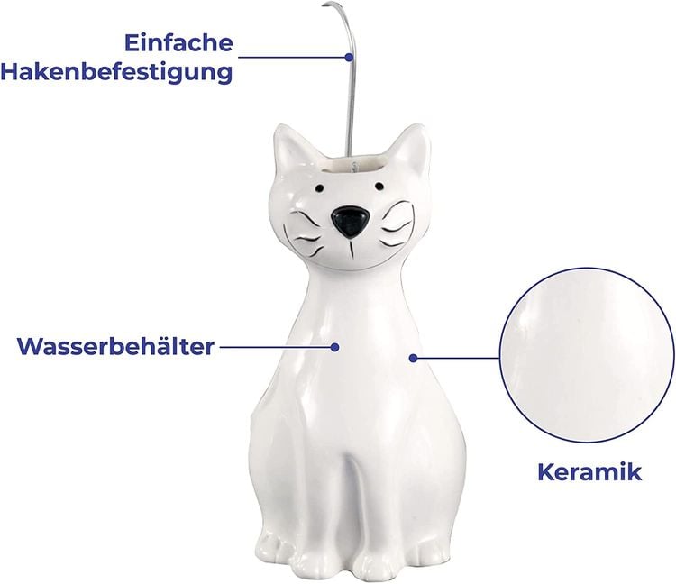 Luftbefeuchter Katze, 2er Set