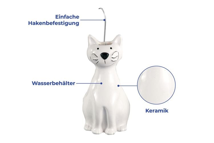 Luftbefeuchter Katze, 2er Set