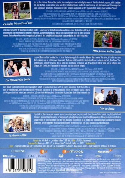 Universum Cecelia Ahern: Liebe das Leben - Collection (DVD, 2023, Deutsch)