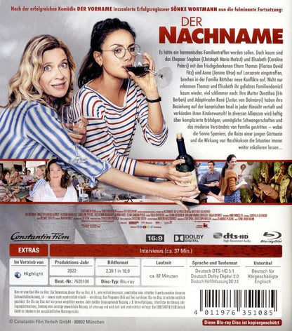 Constantin Film Der Nachname - BR (Blu-ray, 2022, Deutsch)