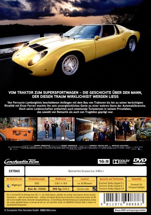 Constantin Film Lamborghini: The Man Behind The Legend (DVD)
