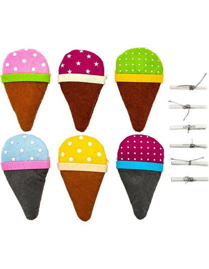 Geldgeschenk "Eistüten" 6er-Set