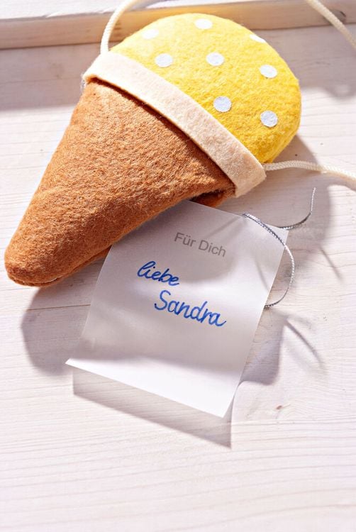 Geldgeschenk "Eistüten" 6er-Set