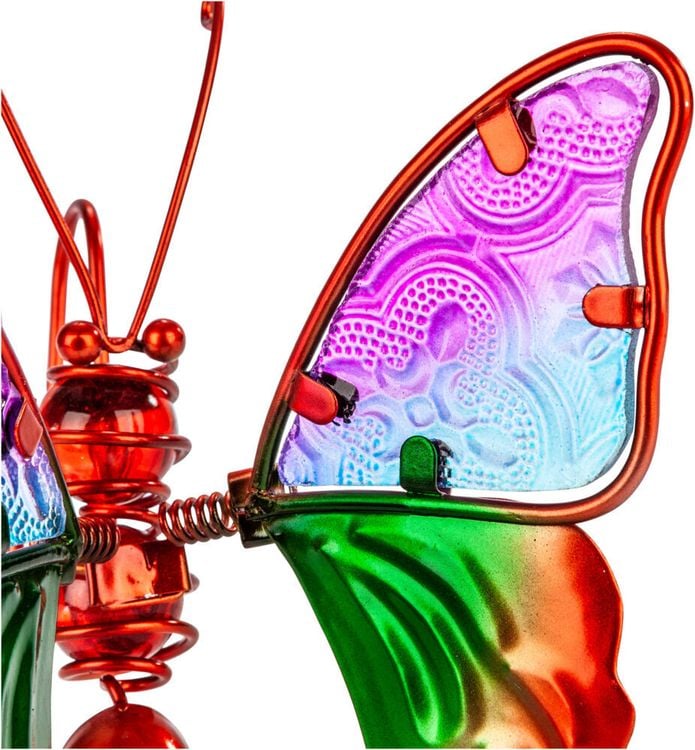 Dekohänger "Schmetterlinge" aus Glas, 3er-Set