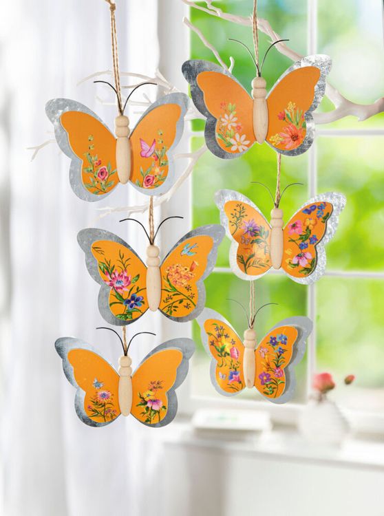 Dekohänger "Papilio" 6er-Set