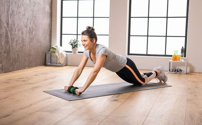 Massageroller & Bauchtrainer 2 in 1 