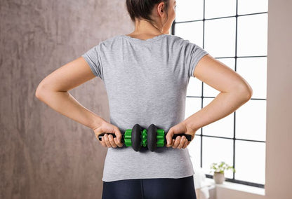 Massageroller & Bauchtrainer 2 in 1 