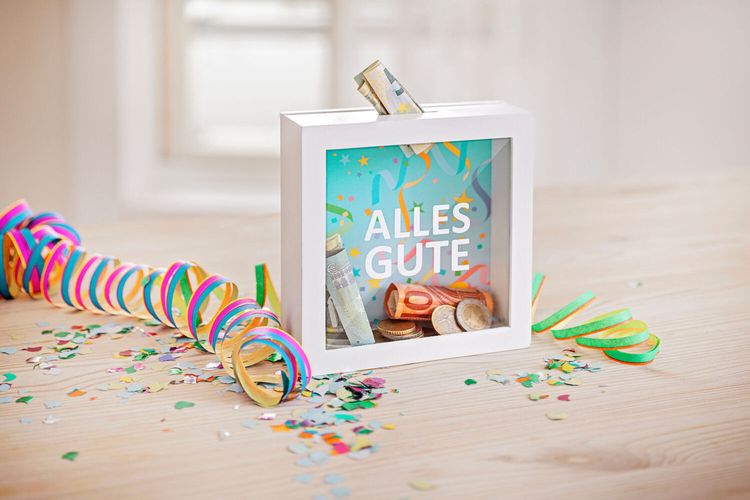 Spardose Happy Birthday