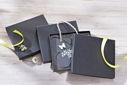 Geschenkset "Liebe Wünsche" aus Schiefer, 3er-Set