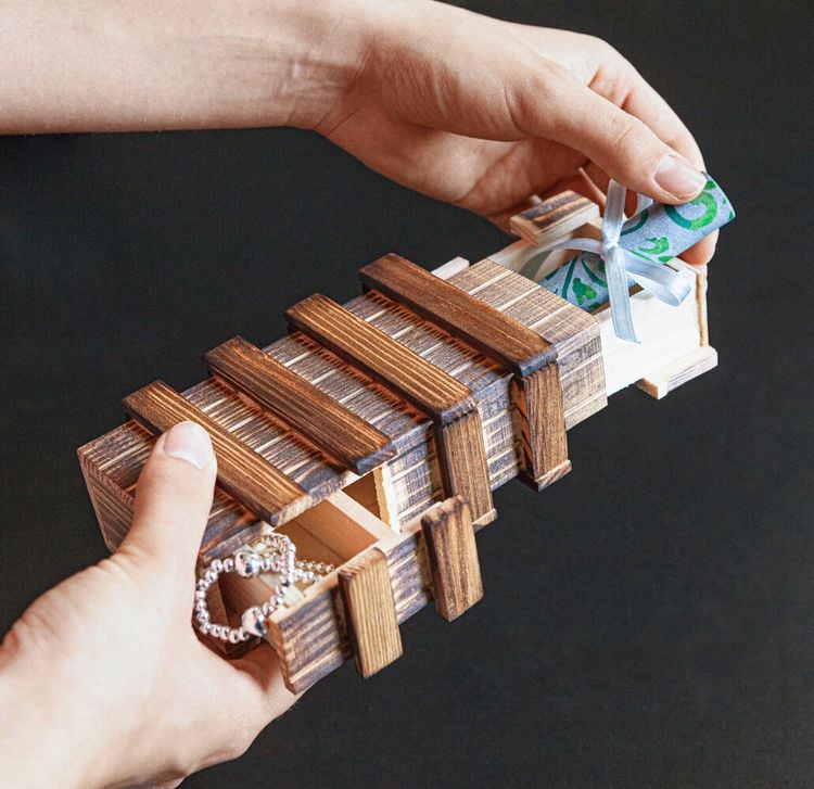 Geschenkbox Schatztruhe, 2er Set