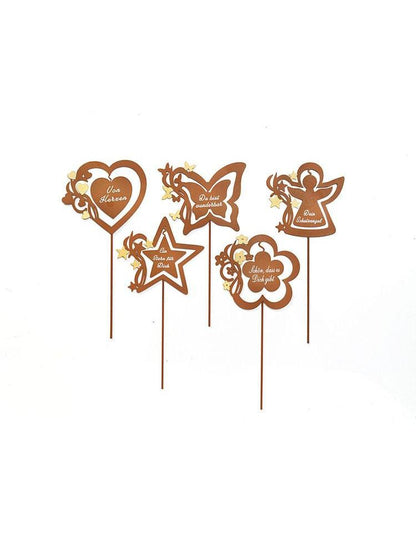 Dekostecker "Garden" 5er-Set