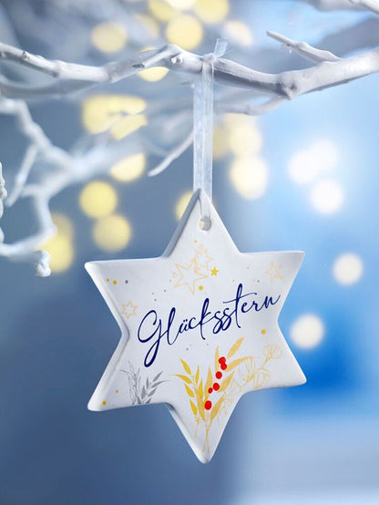 Geschenkset Stern "Für Dich" aus Porzellan