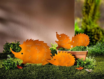 Gartenstecker "Igelfamilie" 4er-Set