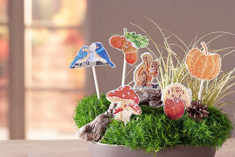 DIY Diamond Painting Dekostecker "HERBST" 6er-Set