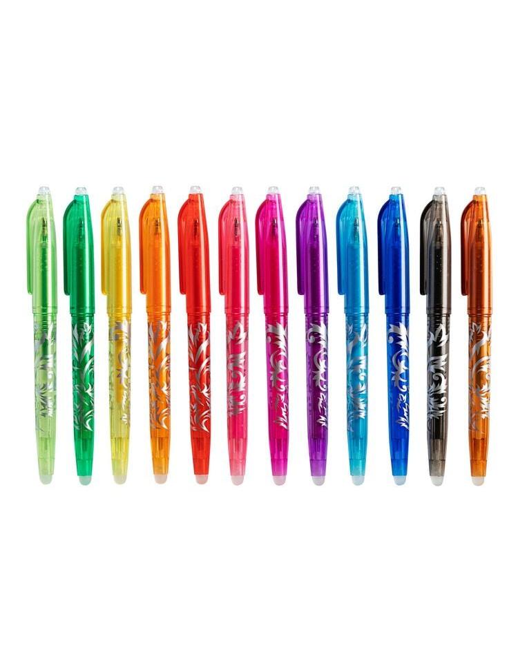 Kombi-Set Tintenroller radierbar 12er Set + 12 Nachfüllminen