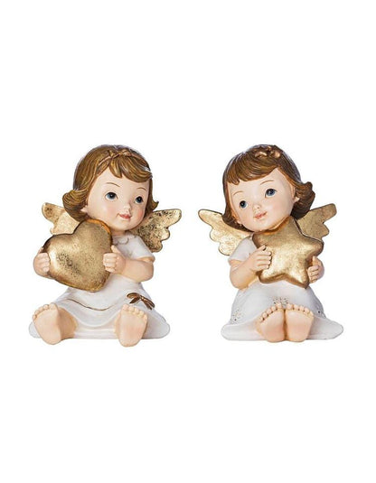 Dekofiguren Engel "Stella & Mona" 2er-Set
