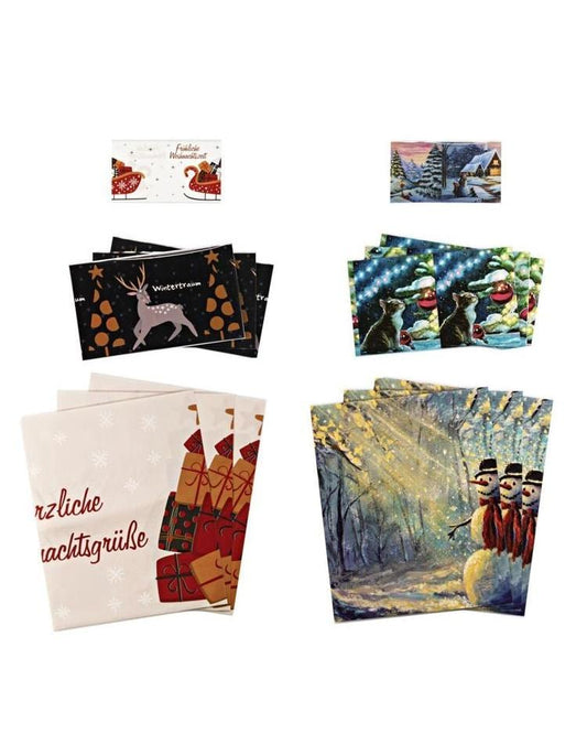 Schrumpfbanderolen Set "Weihnachten" 28-teilig