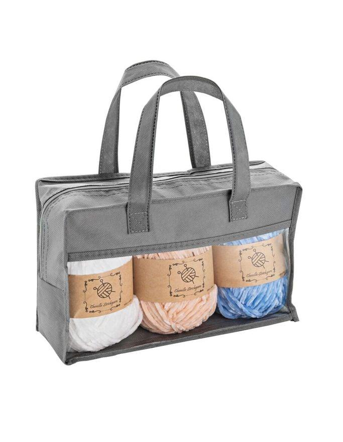 Chenille-Wolle 3 x 100 Gramm