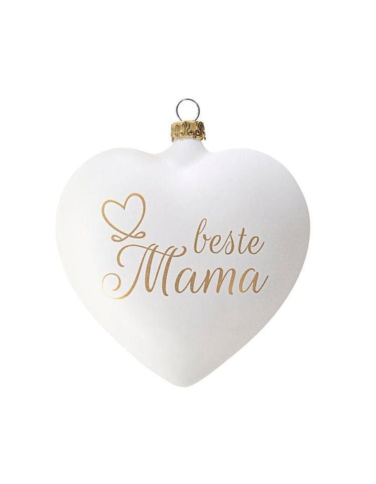 Dekohänger "Herz" (Botschaft: beste Mama)