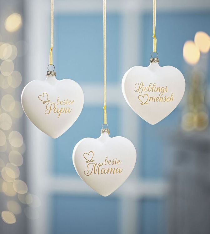 Dekohänger "Herz" (Botschaft: beste Mama)