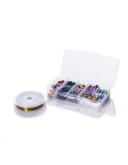 Bastelset Holzperlen "Stern, Tanne & Hänger" 366-teilig