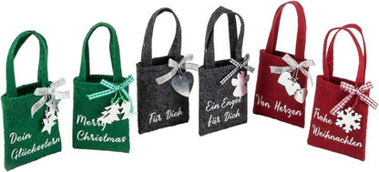 Geldgeschenk "Filztaschen" 6er-Set