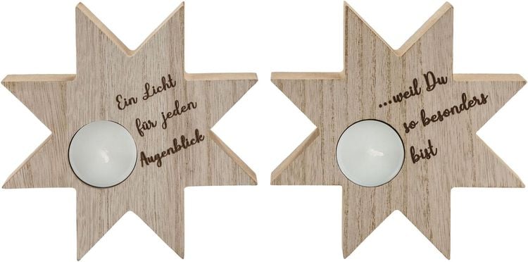 Teelichthalter "Augenblick" 2er-Set