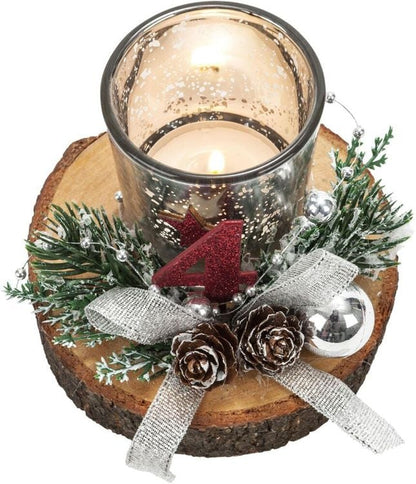 Teelichthalter "Advent" 4er-Set
