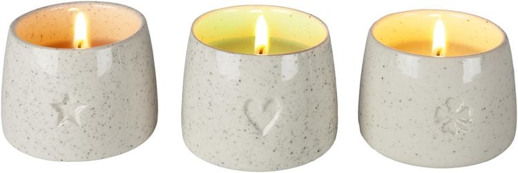 Duftkerzen "Simbolo" 3er-Set
