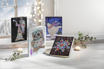 Diamond Painting Notizbuch (Motiv: Engel, DIN A5)