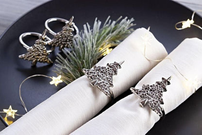 Servietten-Ringe "Tree" 4er-Set