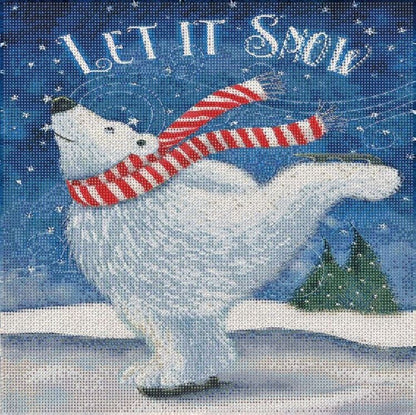 Diamond Painting "Eisbär" 40x40 cm