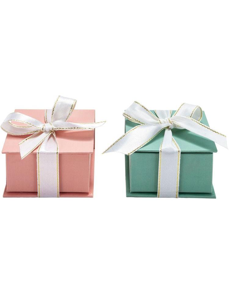 Geschenkset Teelichter mit Botschaft, 2er-Set