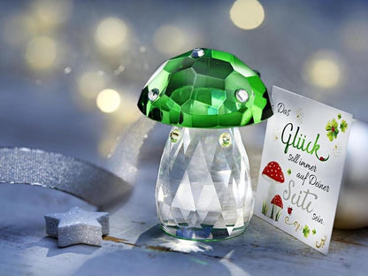 Glasdeko "Glückspilz"