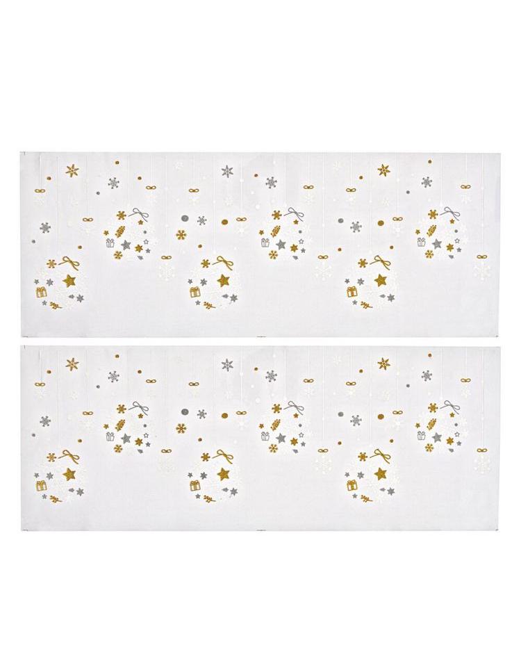 Fenstersticker "Weihnachtskugeln", 2-tlg.