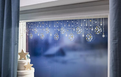 Fenstersticker "Weihnachtskugeln", 2-tlg.