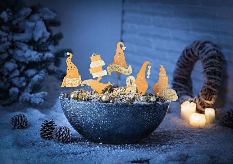 Dekostecker "Wichtelbande" 5er-Set