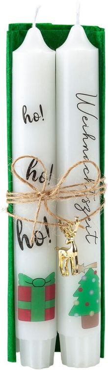 Kerzen-Set mit Tattoovorlagen "Weihnachten&Silvester" 17-teilig