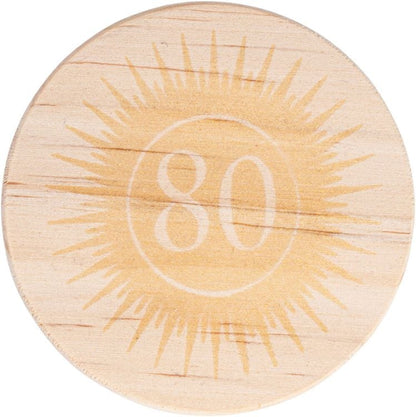 Geburtstagskerze im Glas (Alter: 80 Jahre)